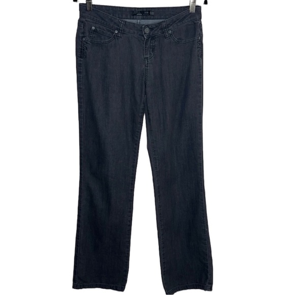 Prana Jada Dark Grey Boot Cut Organic Cotton Jeans Size 2 /26 - Picture 1 of 7